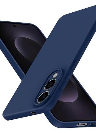 Чохол fiji full soft premium для samsung galaxy s25 edge 5g (s937) протиударний бампер з мікрофіброю dark blue