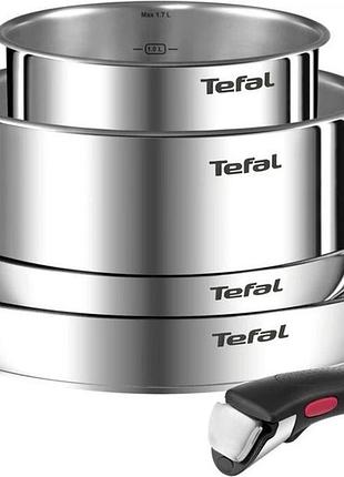 Набор посуды tefal ingenio emotion l897s574 5 предметов серебристый