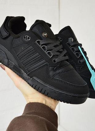 Adidas bad bunny benito black — унисекс чёрные кроссовки для мальчика 38