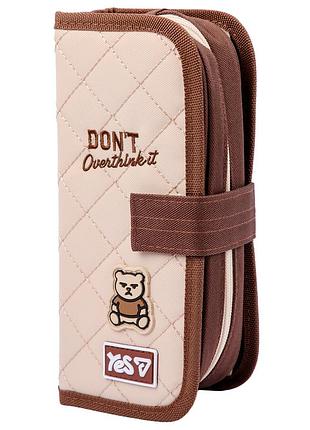 Пенал мягкий yes ph-37 bear friend 533802 6х9.5х22 см