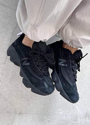 Чорні кросівки унісекс new balance 1000 black х нью беланс 41