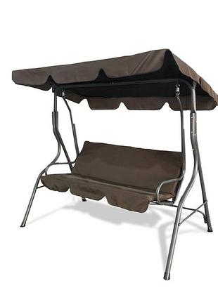 Садовая 3 местная качеля avko relax arsc18602 brown