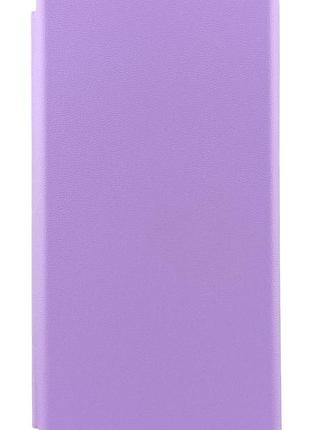 Чехол книжка premium для xiaomi redmi 13x на магните с подставкой сиреневый