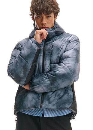 Стьобана дута куртка з капюшоном осень-зима cropp xl