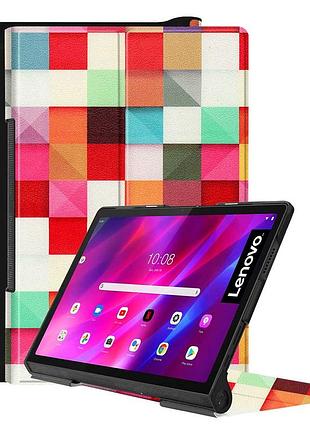 Чехол книжка lenovo yoga tab 11 yt-j706f кубики