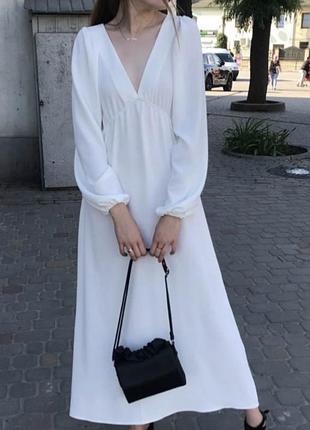 Сукня максі молочного кольору mbocharova