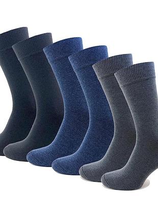 Классические мужские носки casual 35-47 three color высокие демисезонные носочки хб 45-47