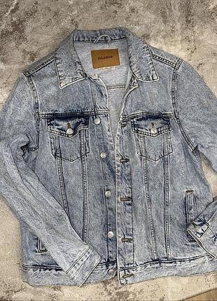 Чоловіча джинсова куртка pull&bear