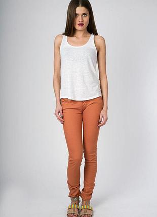 Брюки bershka 5028/073/635 женск. оранжевый 34 (67 965)