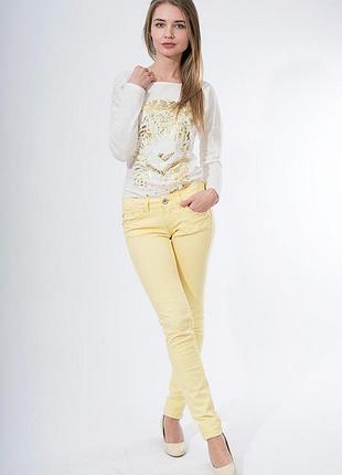 Штани tom tailor 6200332*30 жіночк. жовтий 25/34 (64 548)