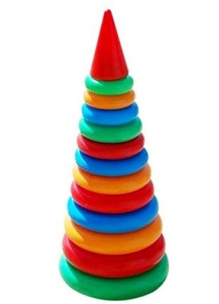 Игрушка bamsic пирамидка 019-1 56х20х20 см