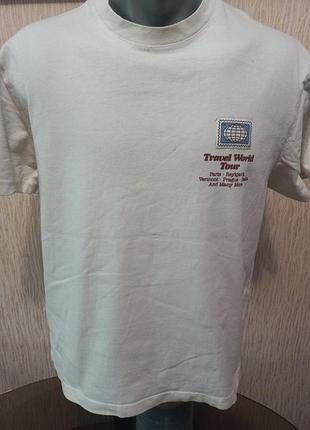 Футболка bershka travel world tour (розмір xs/s)