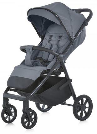 Коляска прогулочная el camino malta me 1182 iron gray серая