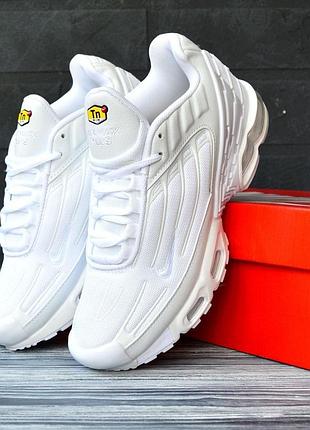 Nike air max plus 3 white білі