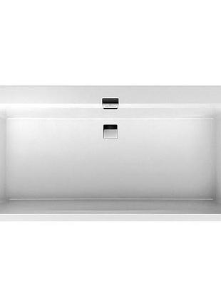 Squaro edge 12 ванна 190*90см, з нiжками, з комплектом злив/перелив white (alpin)