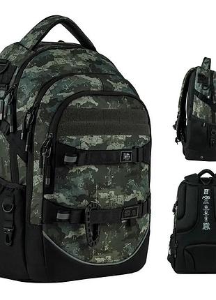 Рюкзак школьный kite education k24-727l-3 19.5 л зеленый