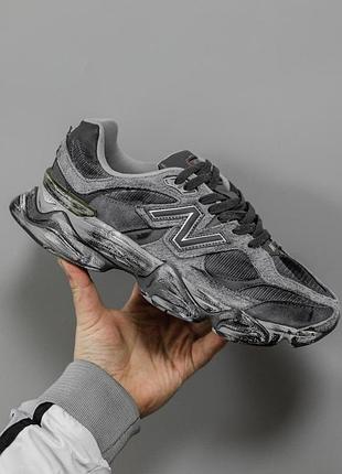 Сірі кросівки унісекс new balance 9060 grey х нью беланс 44