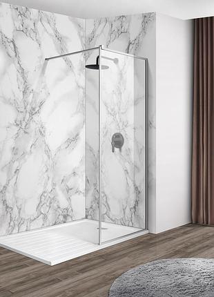 Imprese душова стінка walk-in з профілем та тримачем, 110*200см, хром, скло прозоре