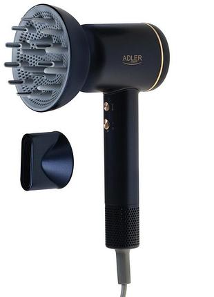 Фен adler superspeed ​​ad 2270 blue 1600 вт темно-синій