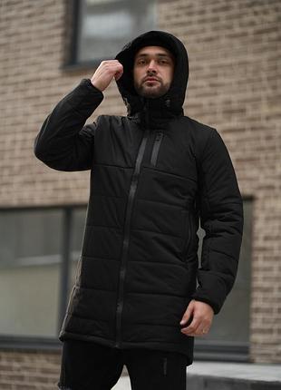 Куртка мужская демисезонная утепленная черная (еврозима) l