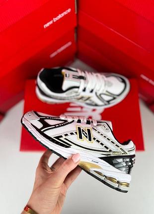 👕 женские кроссовки new balance 1906r white black gold супер цена