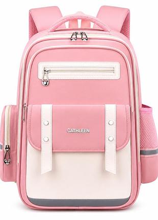 Школьный ортопедический рюкзак для 1-5 класса 39×29×15 см 1402 pink