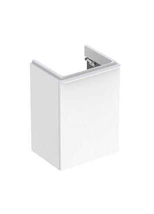 Smyle square шафка для умивальника 45см , з одними дверима 44.2x61.7x35.6см, дверцята петлі зліва, білий