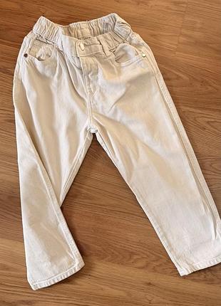 Білі джинси для хлопчика zara