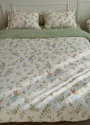 Постільна білизна сімейна dushka home 21560 160х215х2 см
