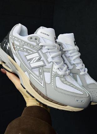 New balance 1906u white gray - мужские кроссовки (41 / 26 см) 43