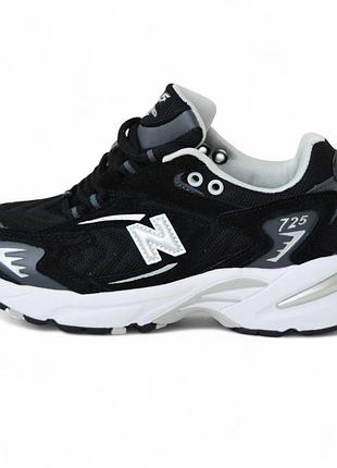 New balance 725 black white - женские кроссовки (37 / 23,5 см) 39