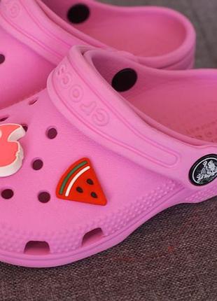 Башмачки crocs для девочки barbie