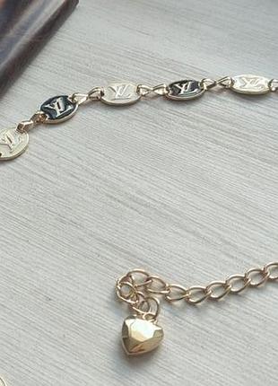 Пояс ланцюжок louis vuitton gold