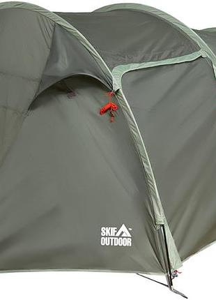 Палатка skif outdoor askania 4, 180+220*240*120 сm, (4-x местная), ц:green