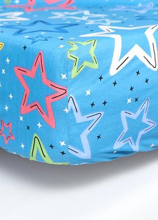 Простынь на резинке moon&star galaxy dream бязь gold люкс 140х190х25 см (ms-850006169)
