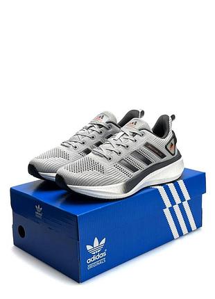Чоловічі кросівки сітка  adidas profoam lite light gray