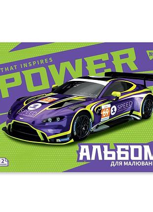 Альбом для рисования а4 yes sport car 130602 12 листов