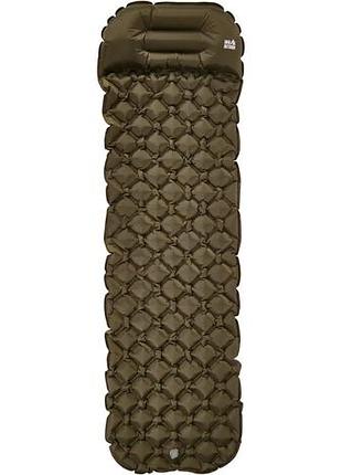 Каремат надувной skif outdoor scout, 190x56x5.0 cm, ц:olive