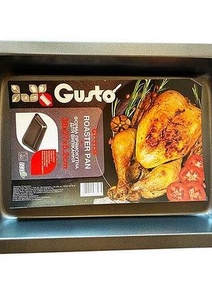 Форма для запікання прямокутна gusto gt-3134 34х24х4,5 см