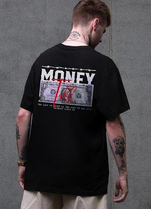 Мужская оверсайз футболка с принтом without talk black s/m