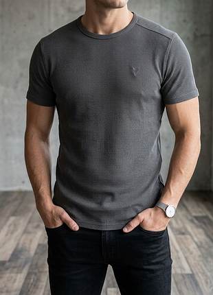Футболка all saints clash ss crew neck t-shirt
