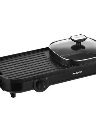 Гриль електрический ardesto ghp-5bl1500 вт черный