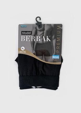 Мужские трусы боксеры berrak черные xxl