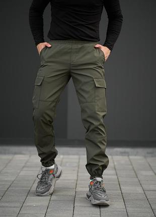 Штаны карго брюки мужские демисезонные хаки осенние весенние xl