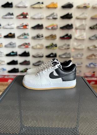 Оригінал! кросівки nike air force 1 low '07 lv8 white black metallic silver(ib6847-100)