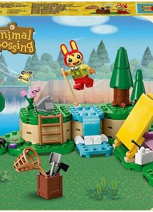 Конструктор animal crossing активный отдых bunnie 77047 164 деталей