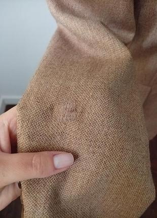 Люксовий вінтажний вовняний жакет escada (100% pure new wool), розмір s 8