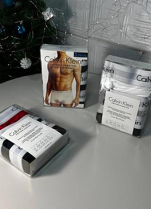 Труси чоловічі боксери бавовняні, зручна чоловіча нижня білизна 3 шт xxxl