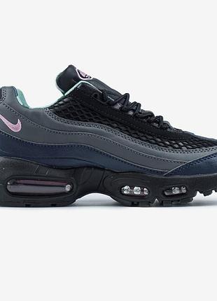 Кросівки жіночі nike air max 95 sp corteiz pink beam весна/літо, шкіра 38