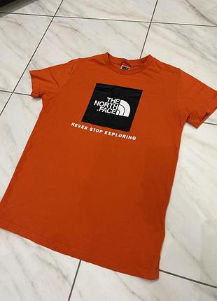 Футболка помаранчева the north face